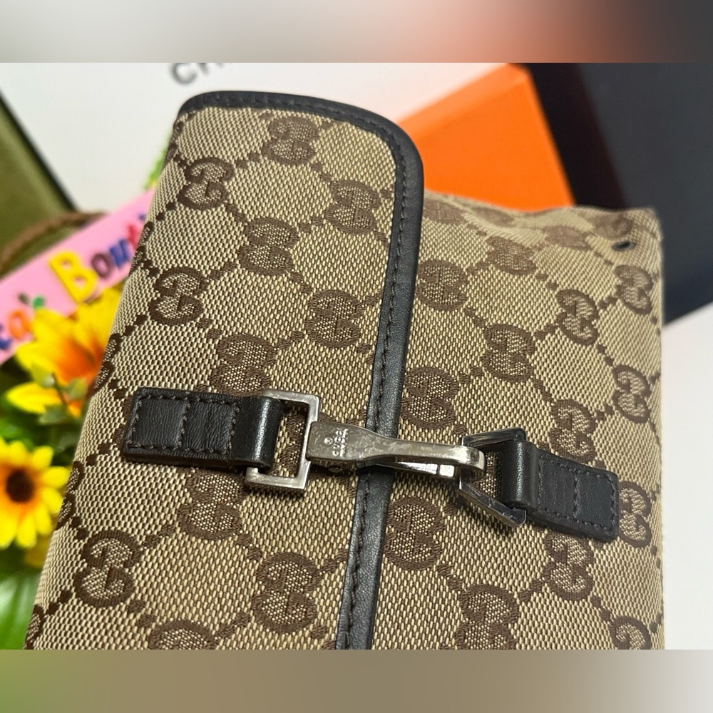 Auth GUCCI GG Logo Canvas Body Bag/Waist Bag - Picture 6 of 17